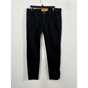 Dittos Jeans Womens 32 Black Skinny Mid Rise Ankle Zip Stretch USA D23BD103B